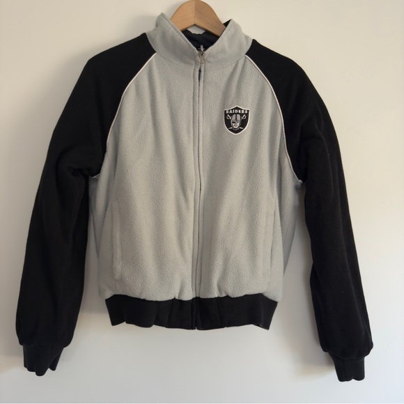 NFL Raiders Vintage Reversible puffer jacket Size: S - Picture 5 of 6